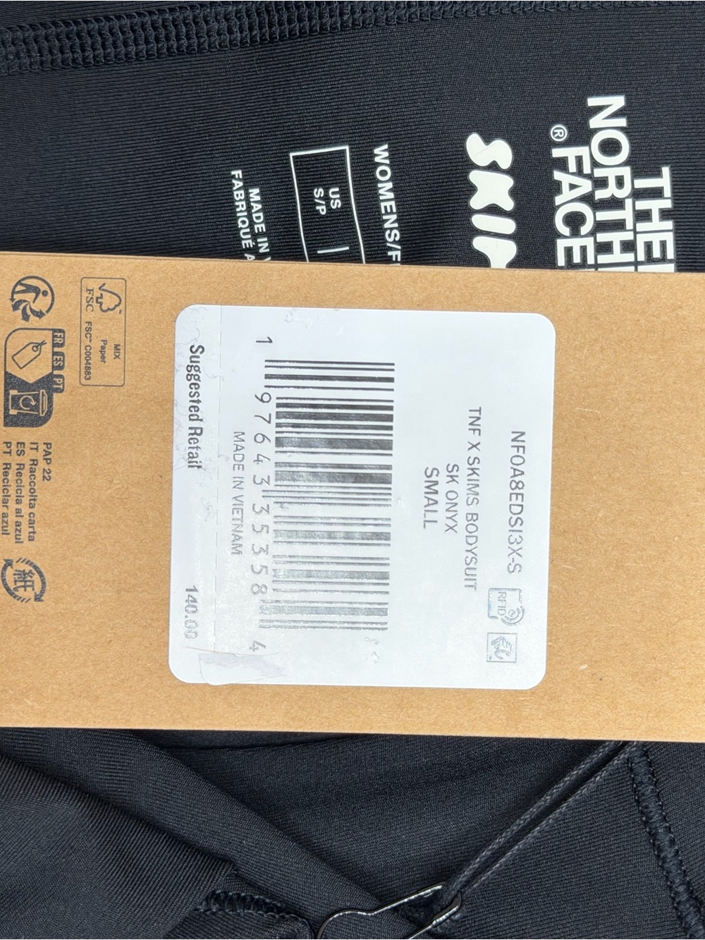 NWT Skims x The North Face Refina Bodysuit SMALL - Picture 8 of 10